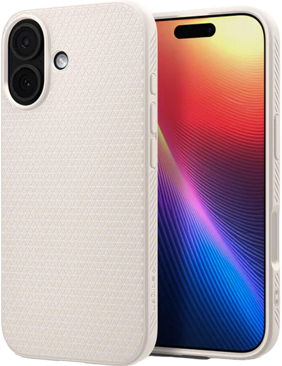 Spigen Liquid Air Backcover geschikt voor iPhone 17 – Titanium