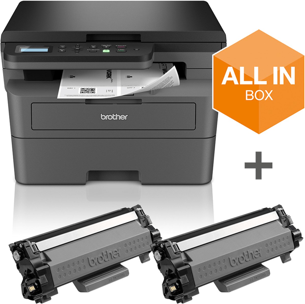 Brother DCP-L2627DWXL - Multifunctionele printer