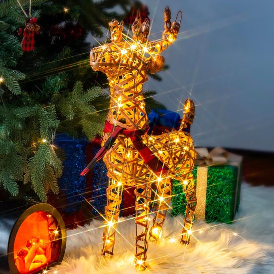 Lumineo Rendier - LED figuur - 360 - 104 cm Lumineo Rendier - LED figuur - 360 - 104 cm