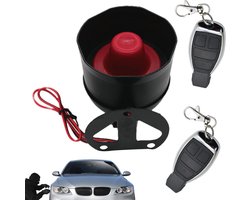 Diefstalbeveiliging Auto Alarmsysteem met Geluid - 12V Diefstalpreventie