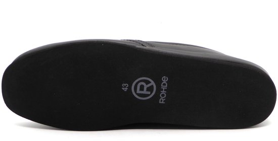 Rohde - Heren slippers zwart | Schuurman Schoenen