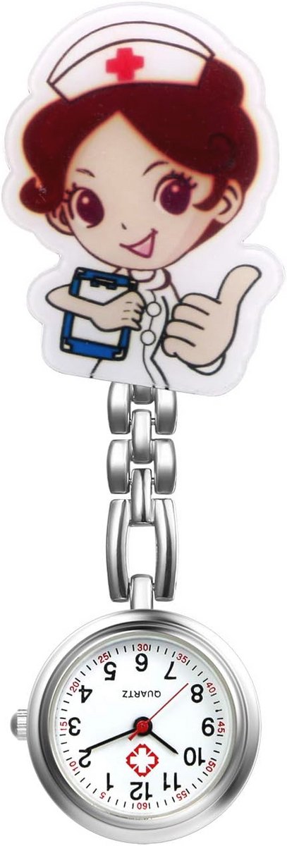 Medische Verpleegster Polshorloge - Clip-on Zakhorloge voor Dames - Fob Horloge