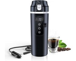 Auto waterkoker 500ml 12V/24V met beeldscherm