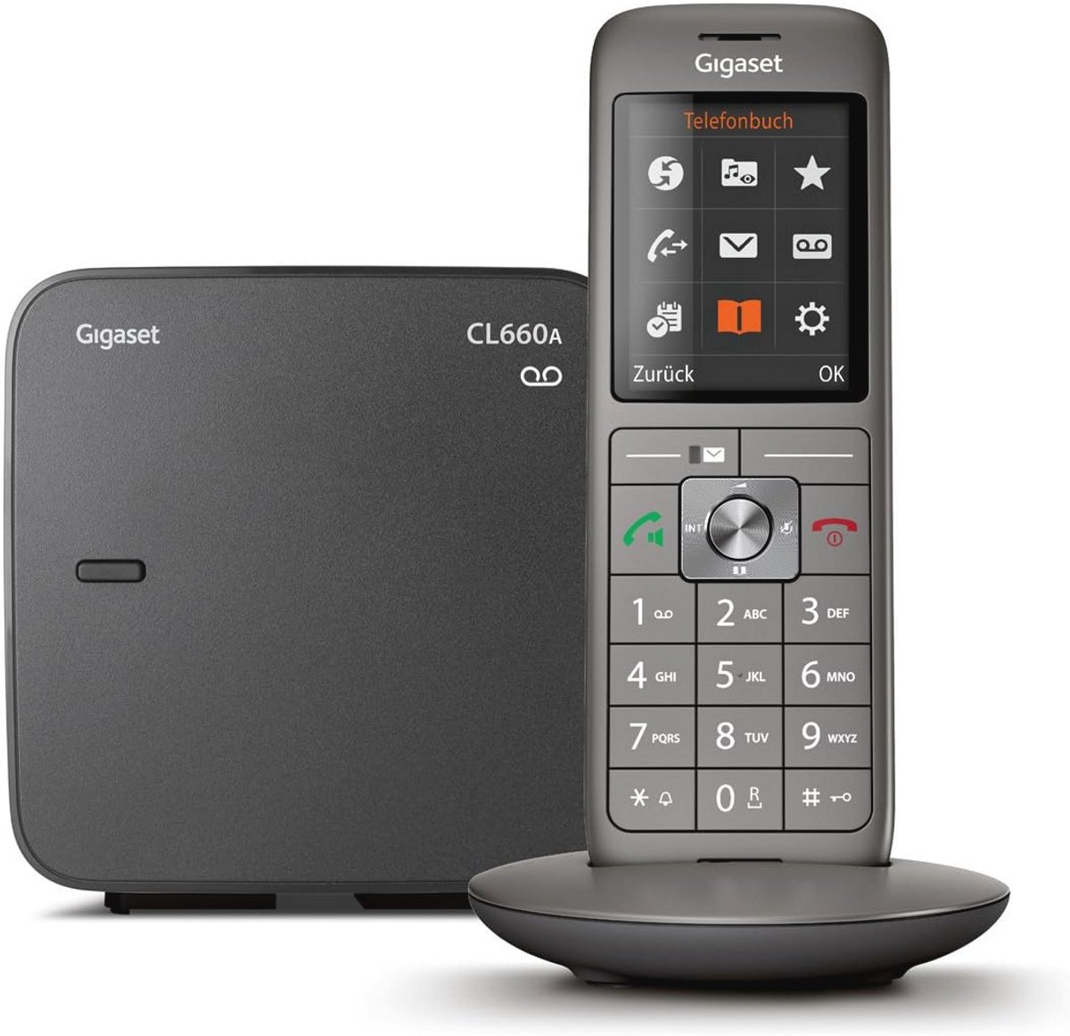 Moderne DECT-telefoon met Groot TFT-kleurendisplay en Antwoordapparaat