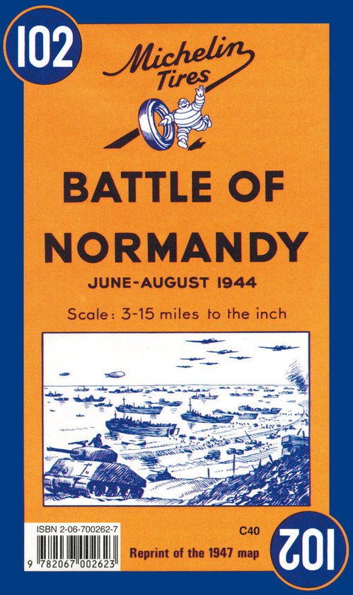 102 Battle of Normandy Historical Map - cover