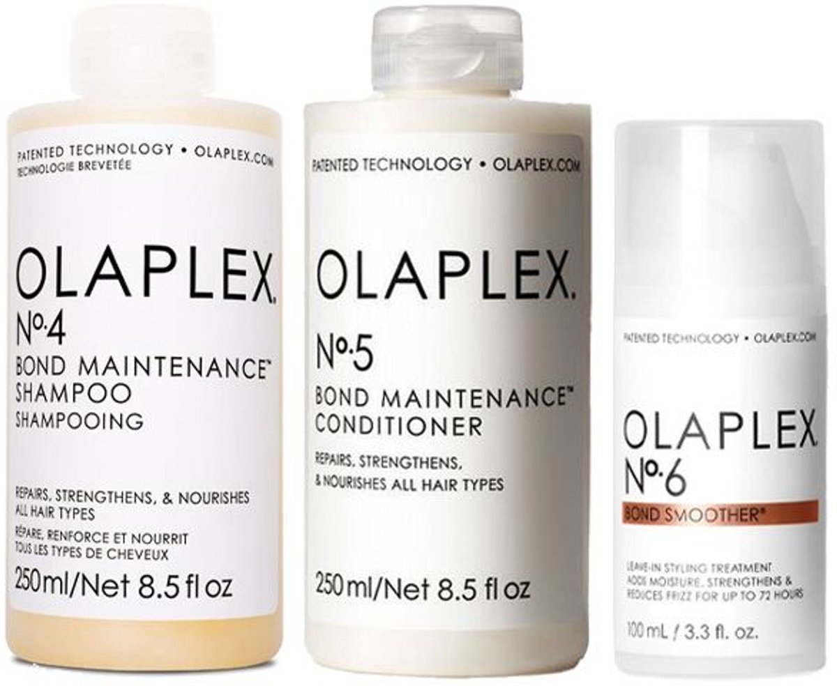 Beschadigd haar pakket Olaplex No.4 + 5 + 6