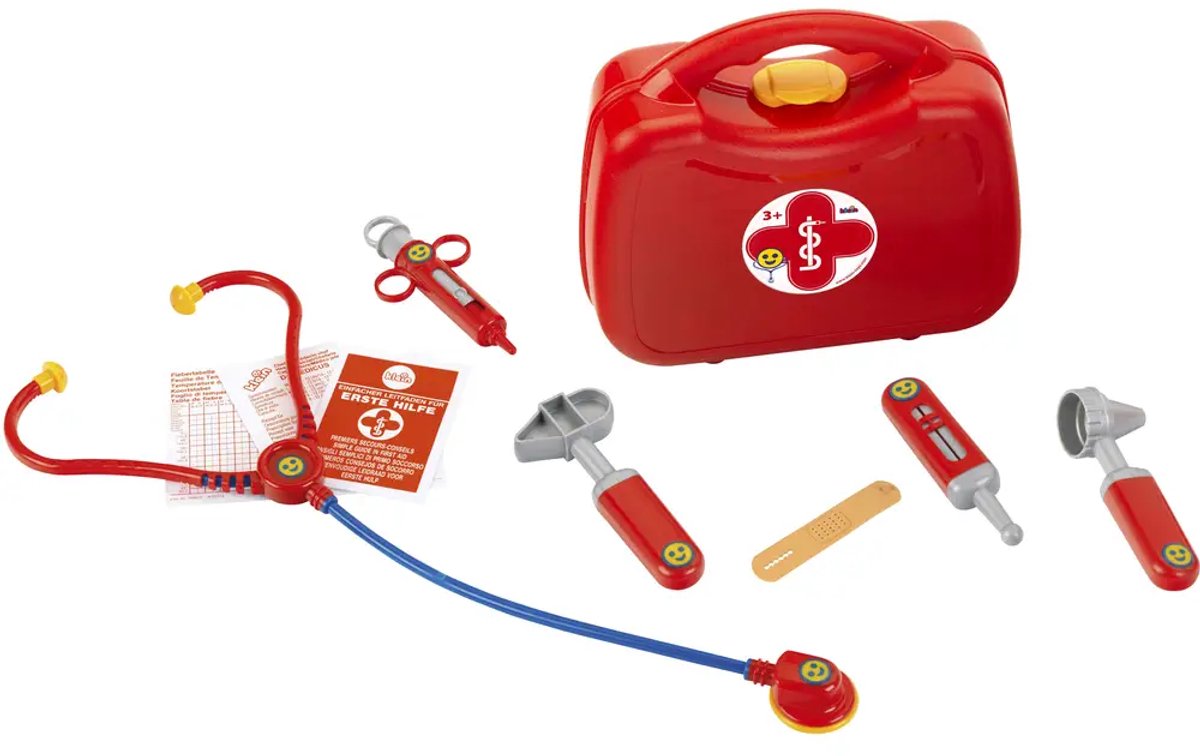 Klein Toys dokterskoffer - incl. speelgoedinstrumenten - 21,5x8,5x20 cm - rood — afbeelding 8