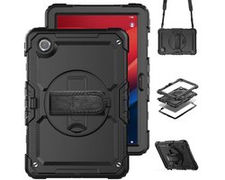 Accezz Tablet Hoes - Geschikt voor Lenovo Tab M11 - Backcover Shoulder Strap - Zwart
