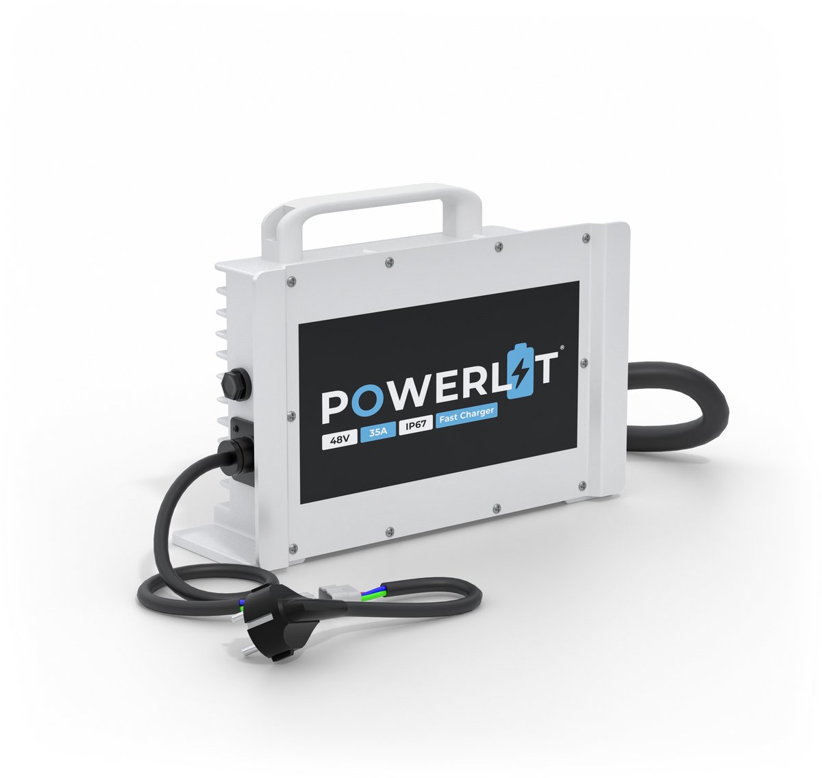 Powerlit - 48V LFP Acculader - 35A - Geschikt voor LiFePO4 Accu’s - IP67 - Waterdicht - Voor Boten, Campers en meer