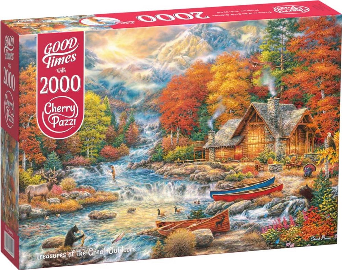 Uitdagende Puzzel 2000 Stukjes: Prachtige Natuur & Landschappen