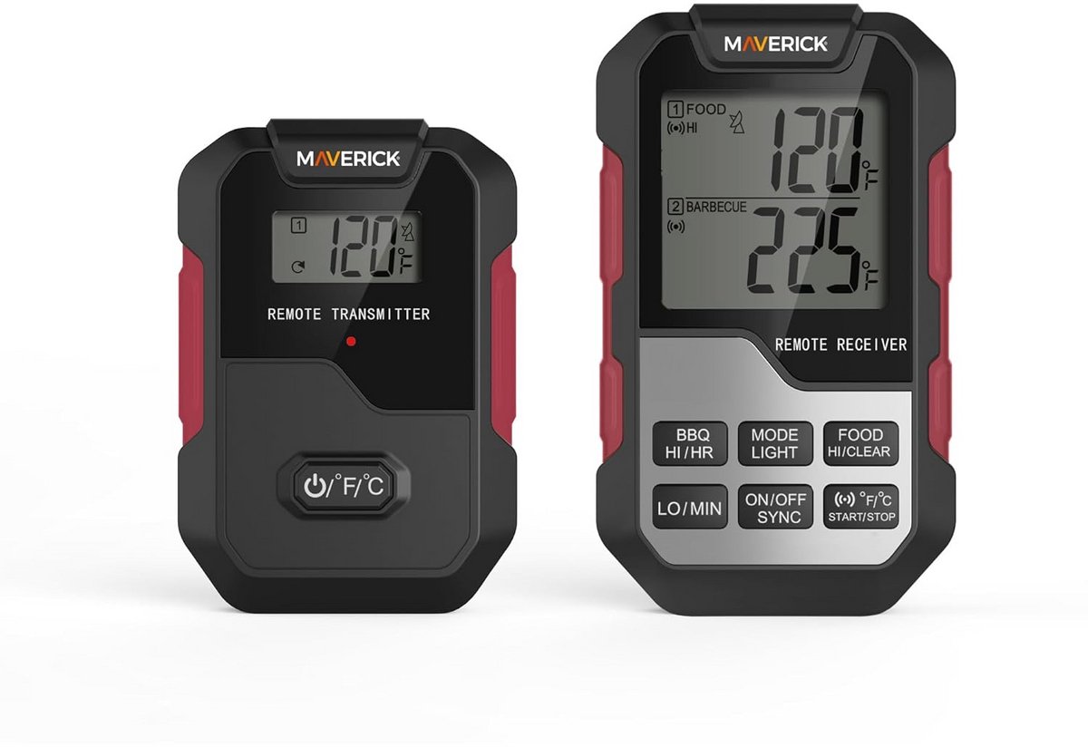 Draadloze Digitale Kernthermometer voor BBQ en Oven met Groot Bereik