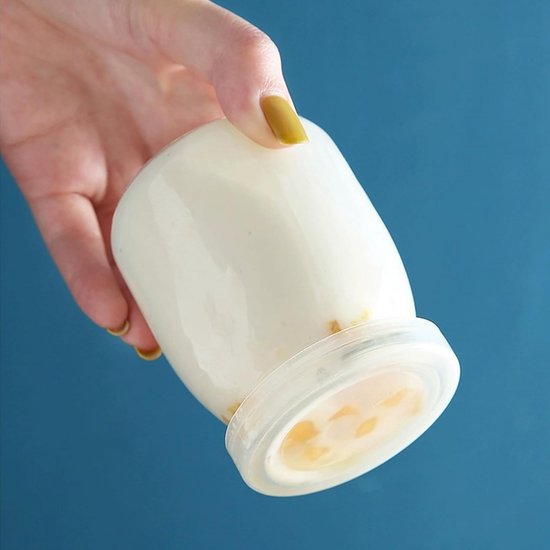 12x Glazen Potjes met Deksel 150 ml - Ideaal voor Yoghurt, Pudding, Jam en Bewaren — afbeelding 3