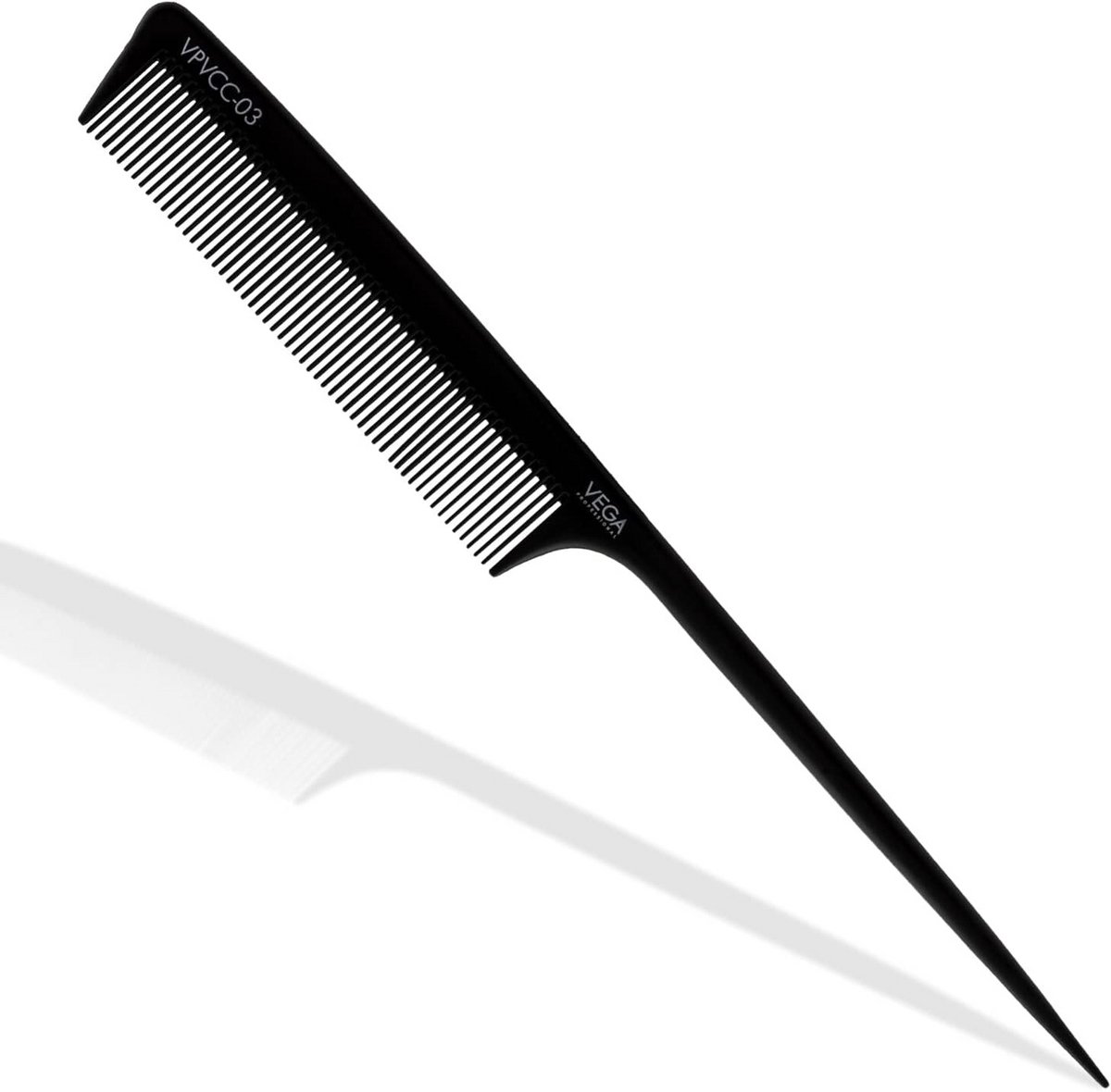 Professionele Antistatische Koolstof Staartkam voor Haar Styling