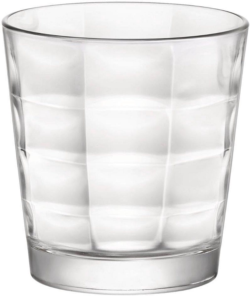 Set van 6 Waterglazen Kubus Transparant 24 cl - Stevig Gebruiksgemak