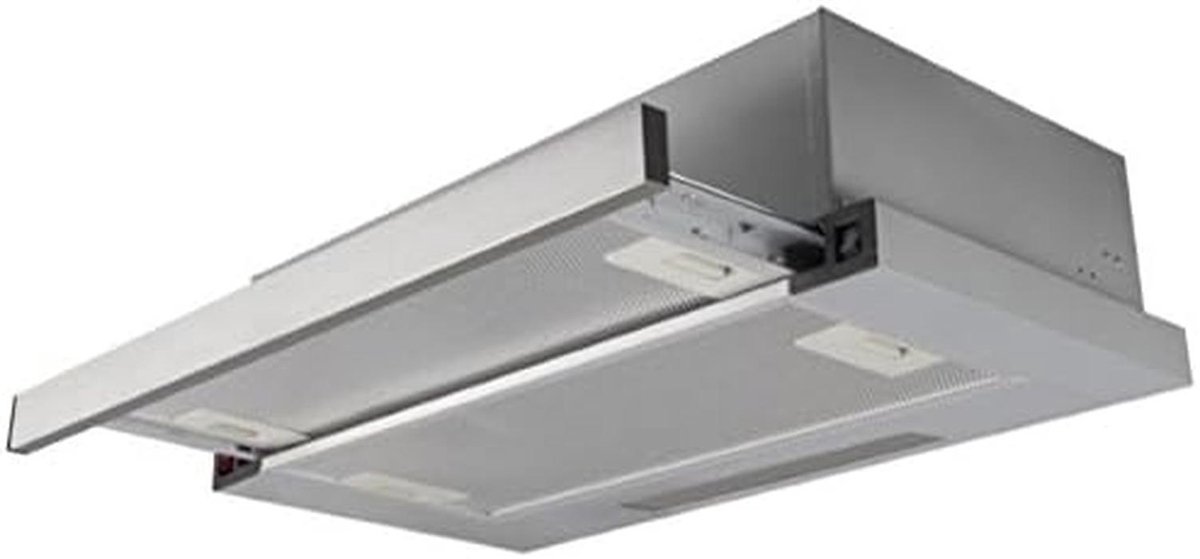 Uittrekbare Inbouw Afzuigkap 60 cm RVS Paneel Energieklasse B