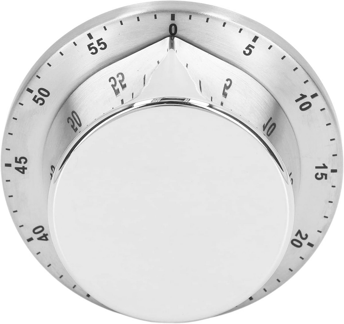Magnetische Mechanische Kookwekker RVS met Luid Alarm - 60 Minuten Timer