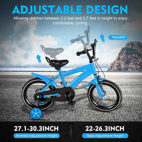 Volare Rocky Kinderfiets - Jongens - 14 inch - Rood - Tweewielershop Almere