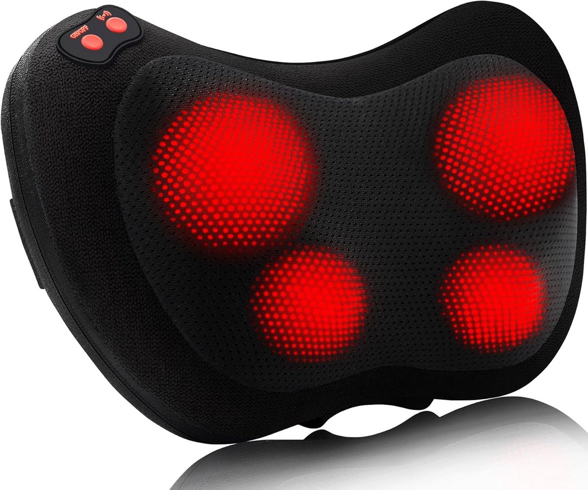 Draadloze Nekmassage Apparaat met Elektrische Puls voor Diepe Spierontspanning
