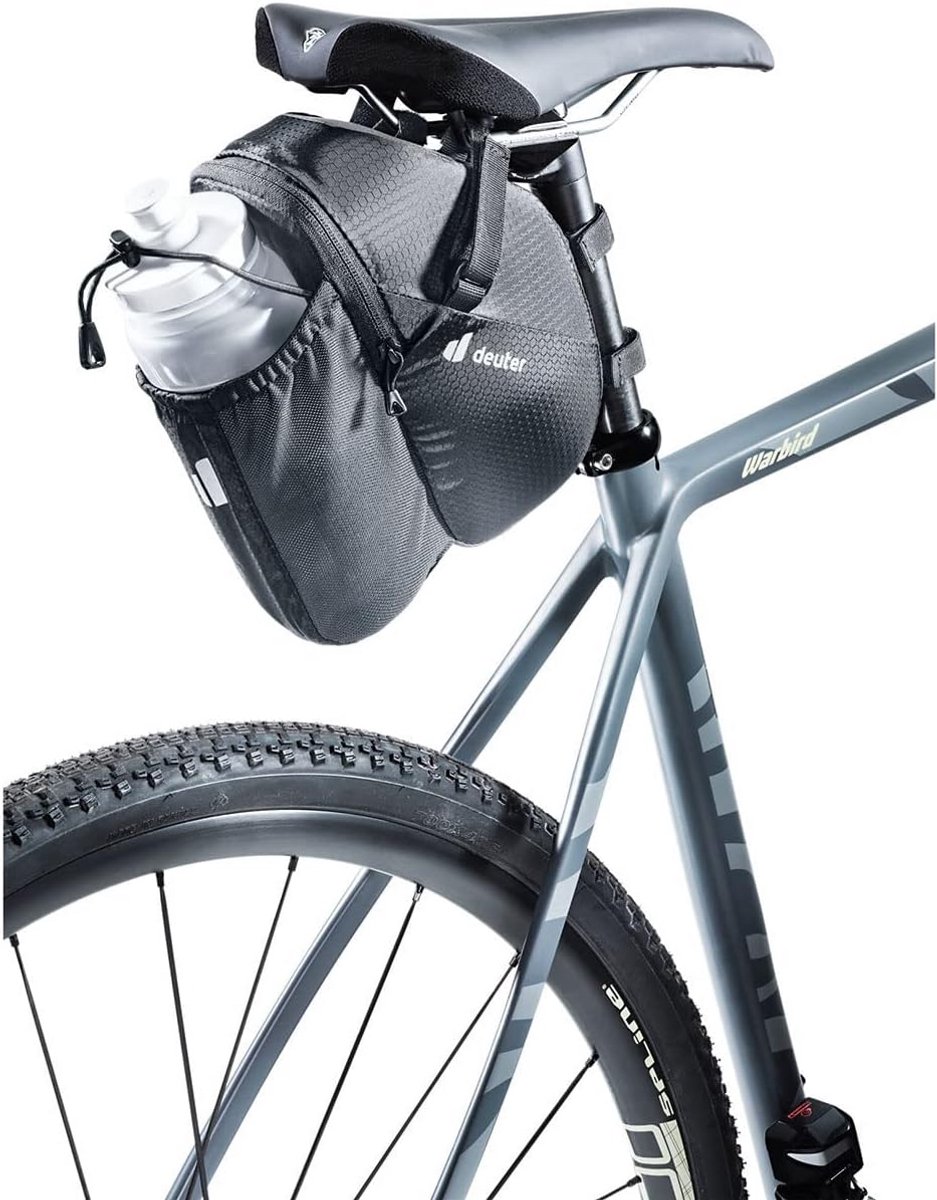 Fietszadeltas met Bidonhouder - Compacte Fietstas voor Gereedschap en Waterfles