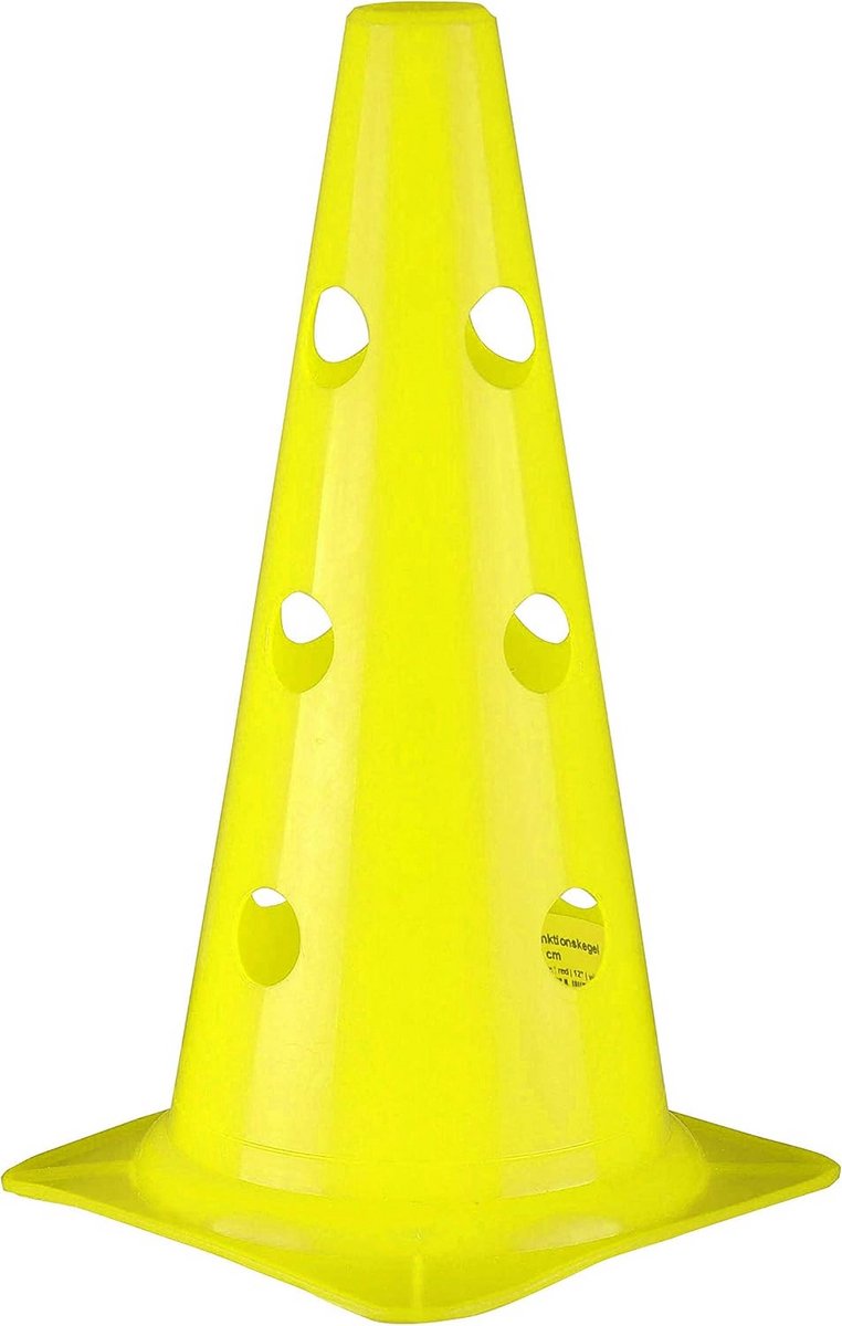 Set van 1 Gele Trainingskegel 30cm - Conus voor Sport & Fitness Training