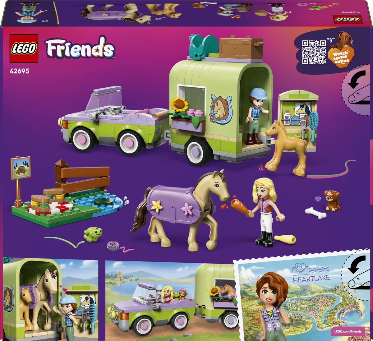 LEGO - Friends 42695 - Trailer en Paard en Veulen — afbeelding 9