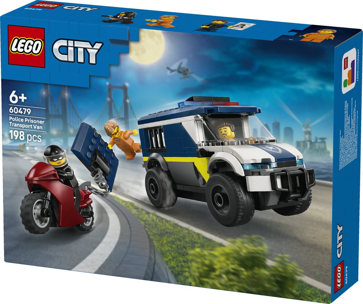 LEGO City - Politie Gevangenentransport Bouwpakket met Rollenspellen Speelgoed voor Kinderen - 60479 — afbeelding 12