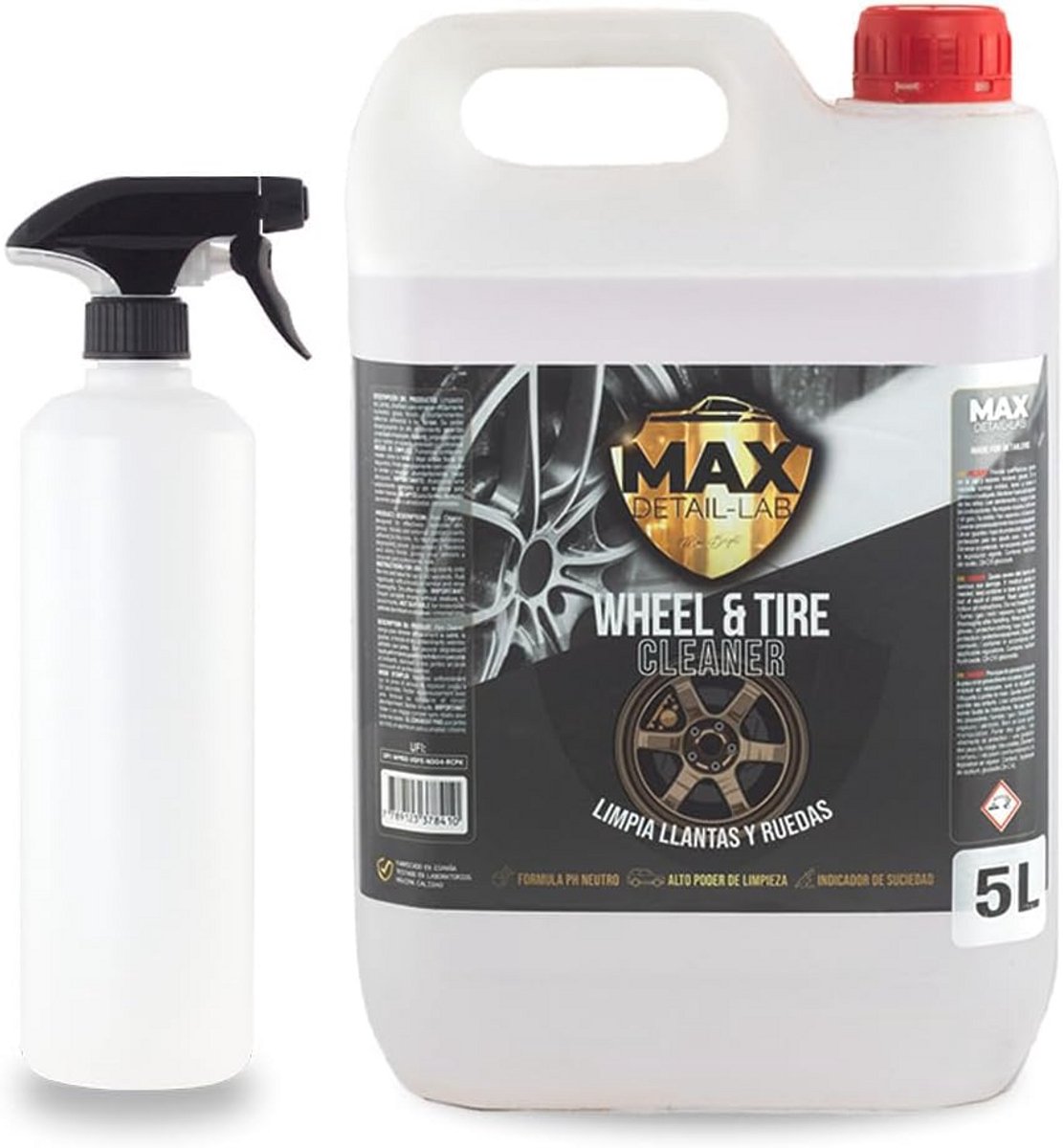 Velgenreiniger en Ontvetter - Professionele Schoonmaakoplossing voor Auto's en Motoren, 5L