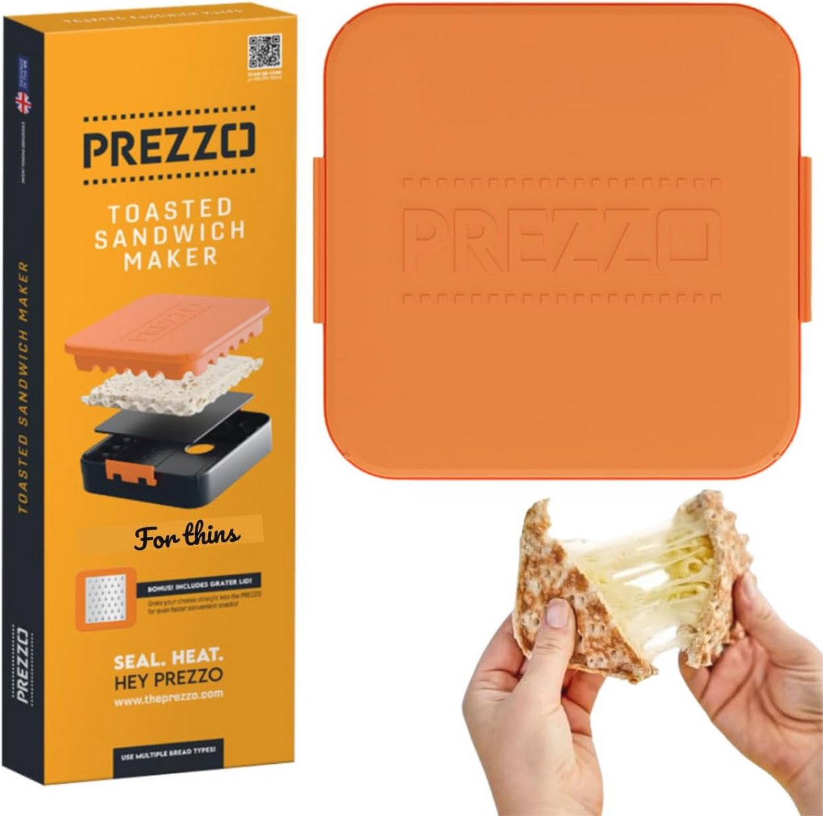 Sandwich Crimper en Toastie Maker - Maak Gezonde Geroosterde Snacks in Minuten
