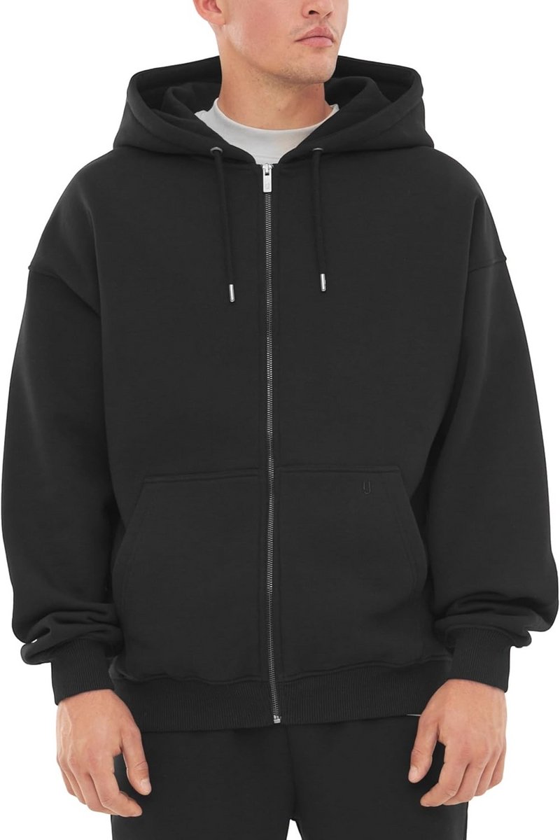 Oversized Hoodie met Ritssluiting voor Heren en Dames - Comfortabel Sweatshirt met Zachte Binnenkant