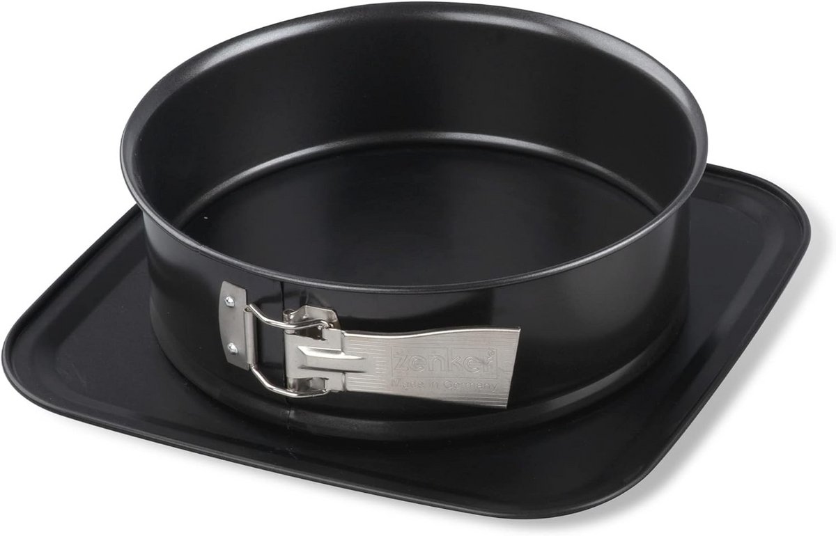 24 cm Ronde Springvorm met Deksel - Perfect voor Taarten en Transport