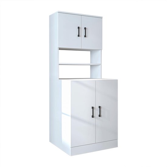 ROOMART, Badkamer, wasmachineombouw, wastoren, wasmachinerek, BHD: 65 x 181 x 60 cm (antraciet eiken