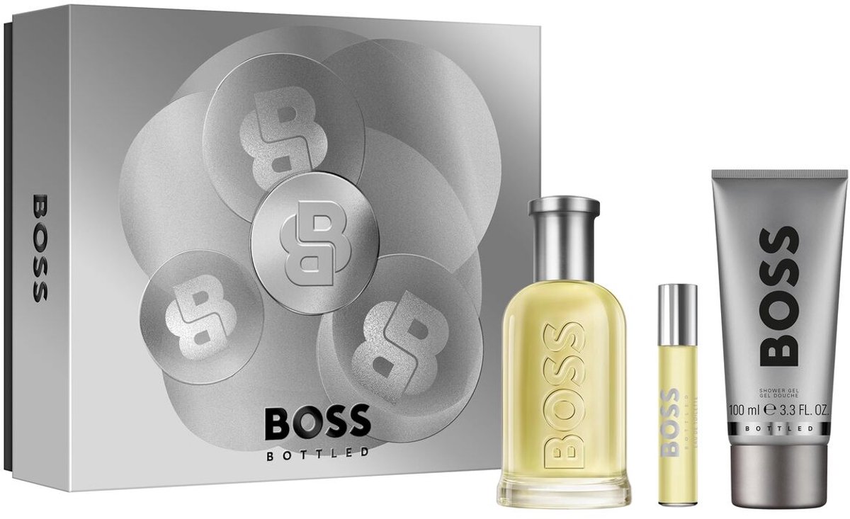 Parfumset voor Heren Hugo Boss BOSS BOTTLED 3 Onderdelen