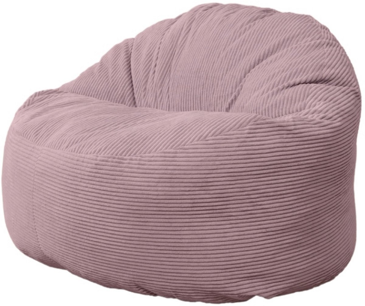 Bananair Zitzak dik ribfluweel - Zitzak volwassenen - Violet - 100 cm