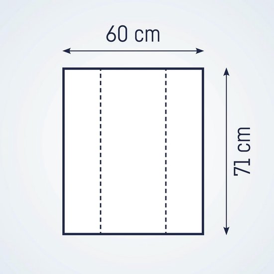 Verschoningskussen voor baby's 50x65 cm - Zacht, Waterdicht en Afwasbaar — afbeelding 3