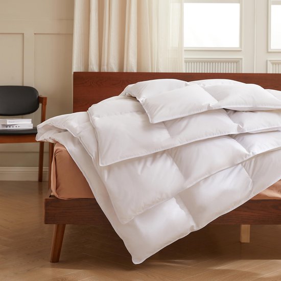 CASABEL Dekbed 220x240 cm – Eendenveren – 500 g/m² – Zacht & Warm – Hypoallergeen – Wasbaar – Oeko-Tex gecertificeerd