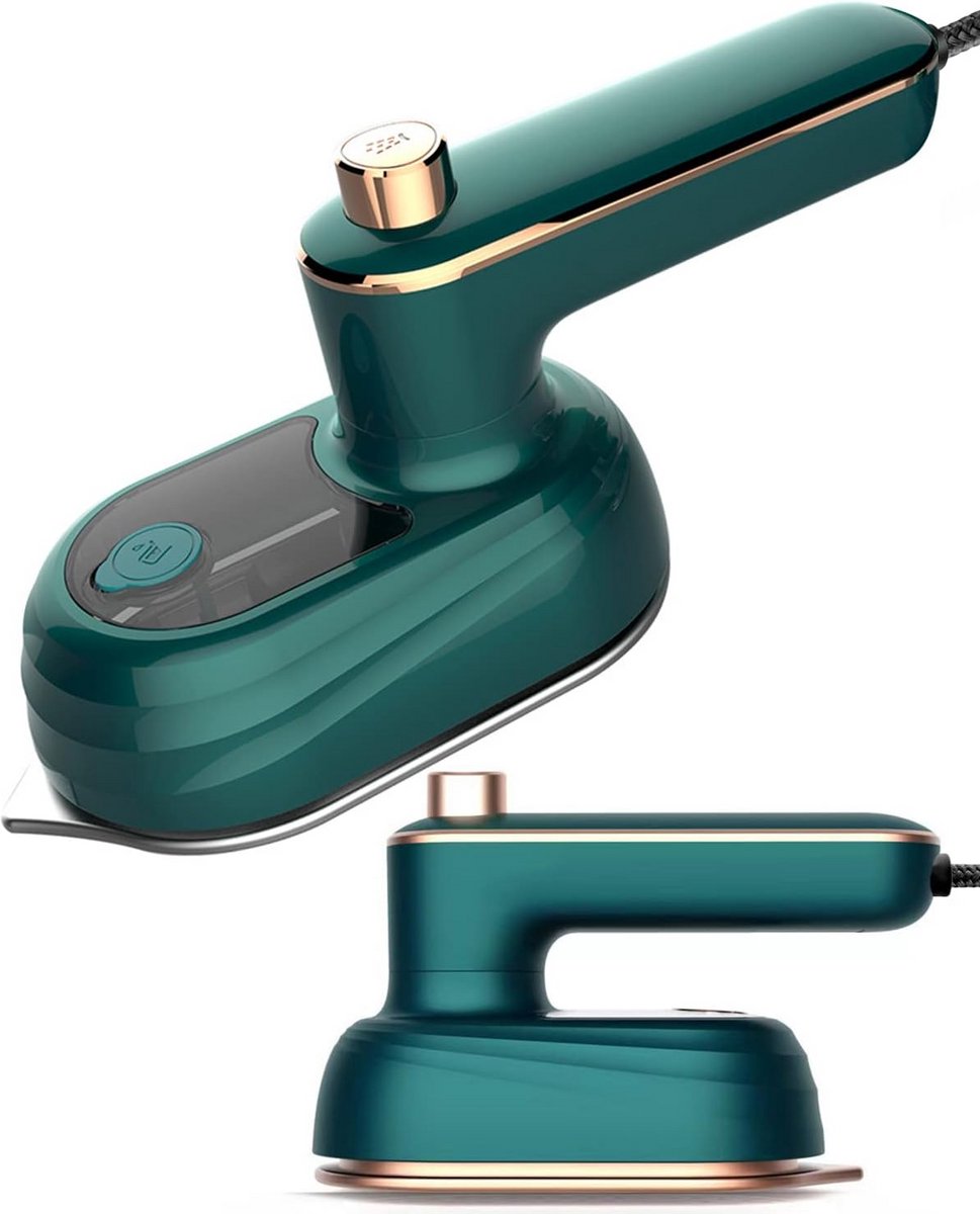 Compacte Handheld Mini Strijkijzer met 180° Draaibare Handgreep – Perfect voor Reizen