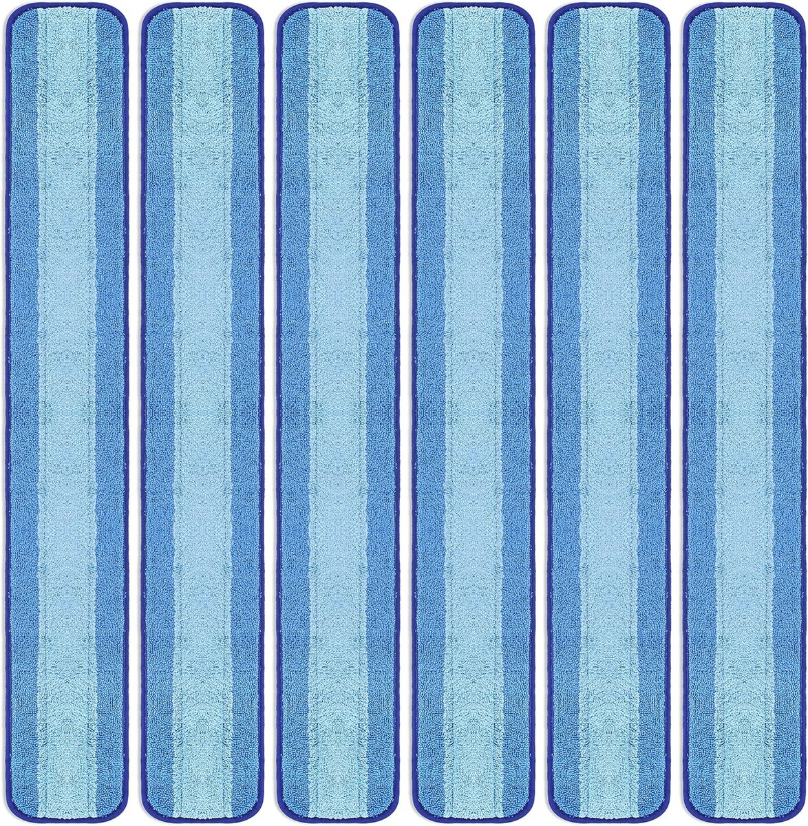 Microfiber Vloerdweilmop Refill Pads voor Hardhouten Vloeren - Set van 6