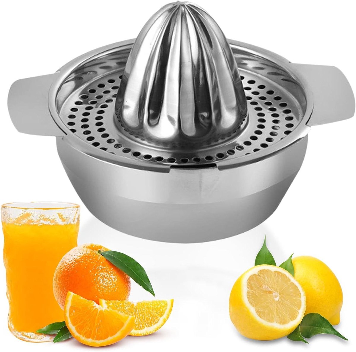 Allecta - Citruspers voor thuisgebruik - Sinaasappelpers, citroenpers, limoenpers - Vaatwasmachinebestendig
