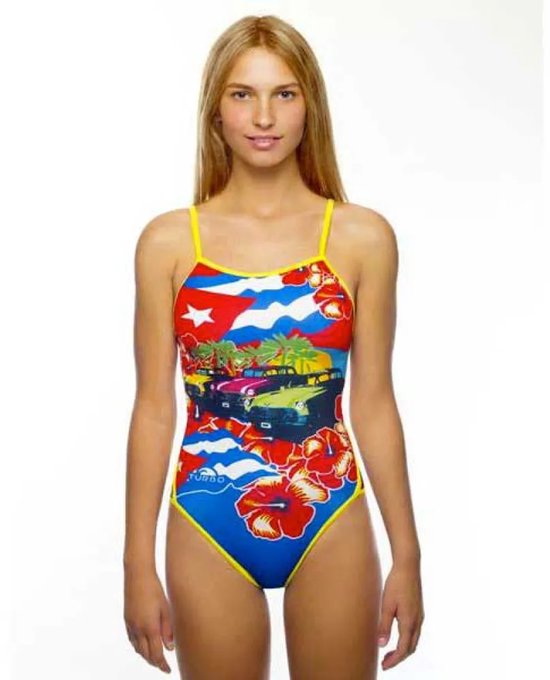 Maillot de bain Turbo Cuba Colours Maillots de bain 3XL Femme