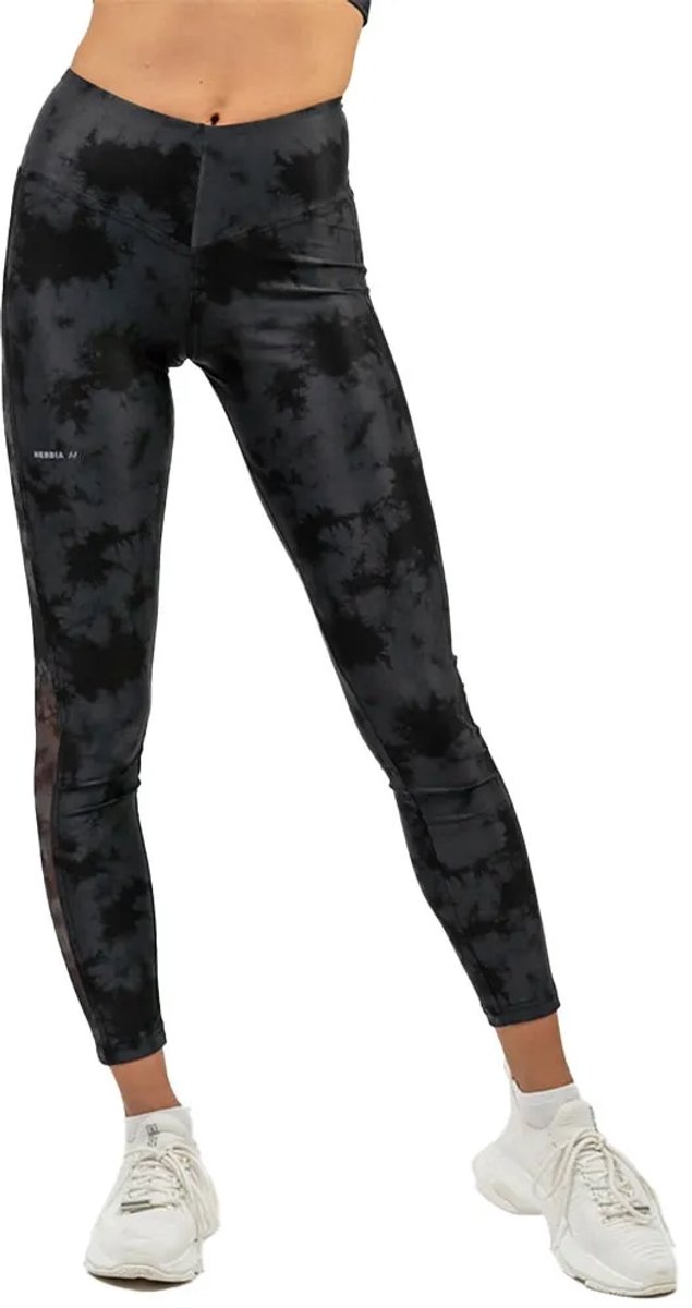 Nebbia Mesh Impact Leggings Met Hoge Taille Zwart XS Vrouw