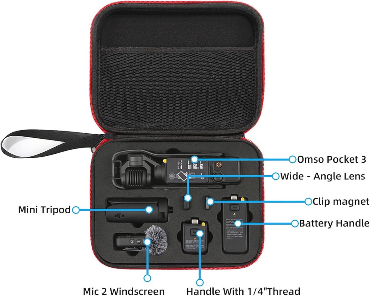 Draagtas voor Osmo Pocket 3 - Hard Case Reisbescherming