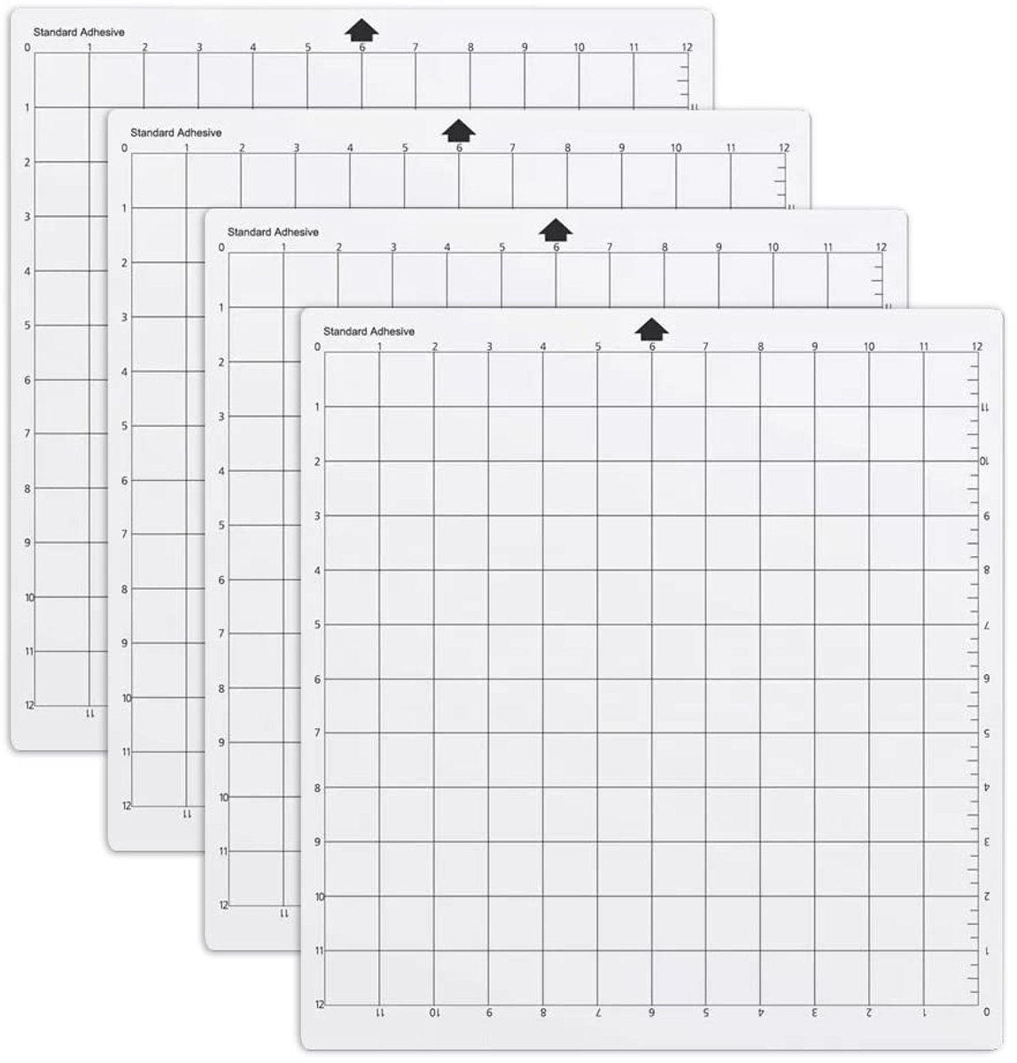 IMPERATORIS® Zelfherstellende Snijmat A2/A3/A4 - Essentieel voor Precies Snijwerk - Ideaal voor Scholen, Thuis en Op Kantoor - 4 Stuk