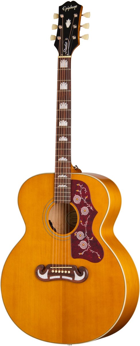 Epiphone J-200 Studio Natural - Akoestische gitaar