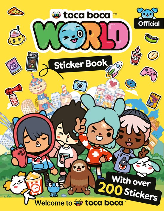 Toca Boca Sticker Book: Welcome To Toca Boca! - cover