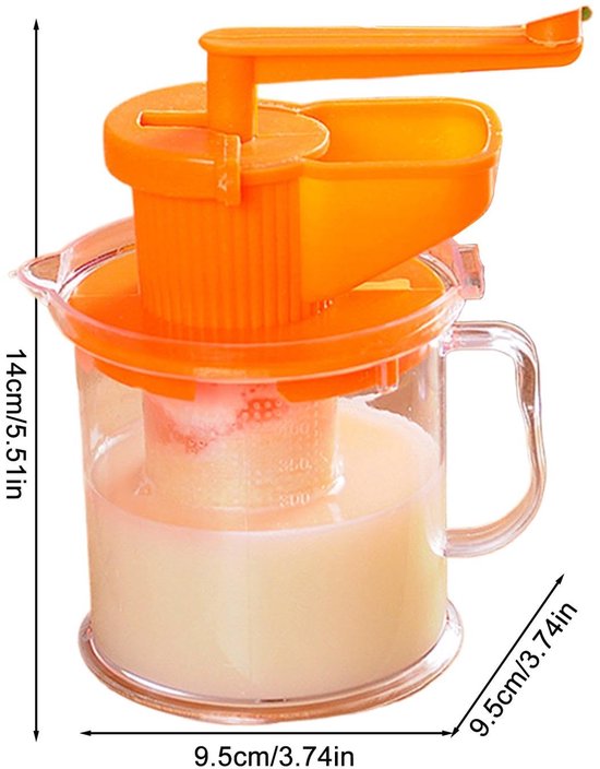 Countertop Hand Juicer, Draagbare handmatige Fruit Squeezer, Veelzijdige sapmaker voor groenten, Sap Squeezer, Citroensapper, Lime Squeezer en handmatige Juicer Press Metal Hand Juicer Press van Merkloos — afbeelding 2
