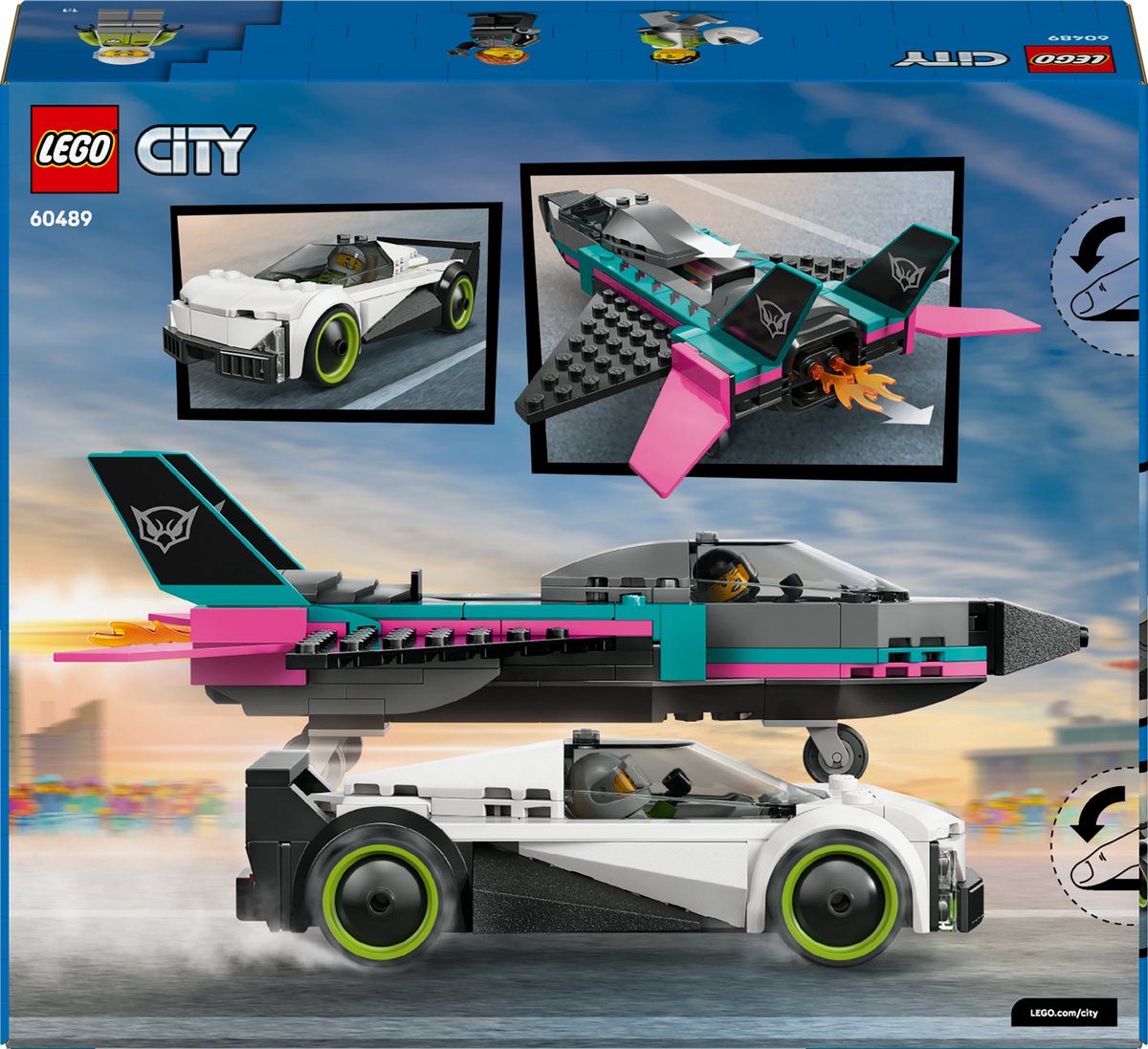 LEGO City Great Vehicles - 60489 - Straalvliegtuig vs. Sportauto — afbeelding 19