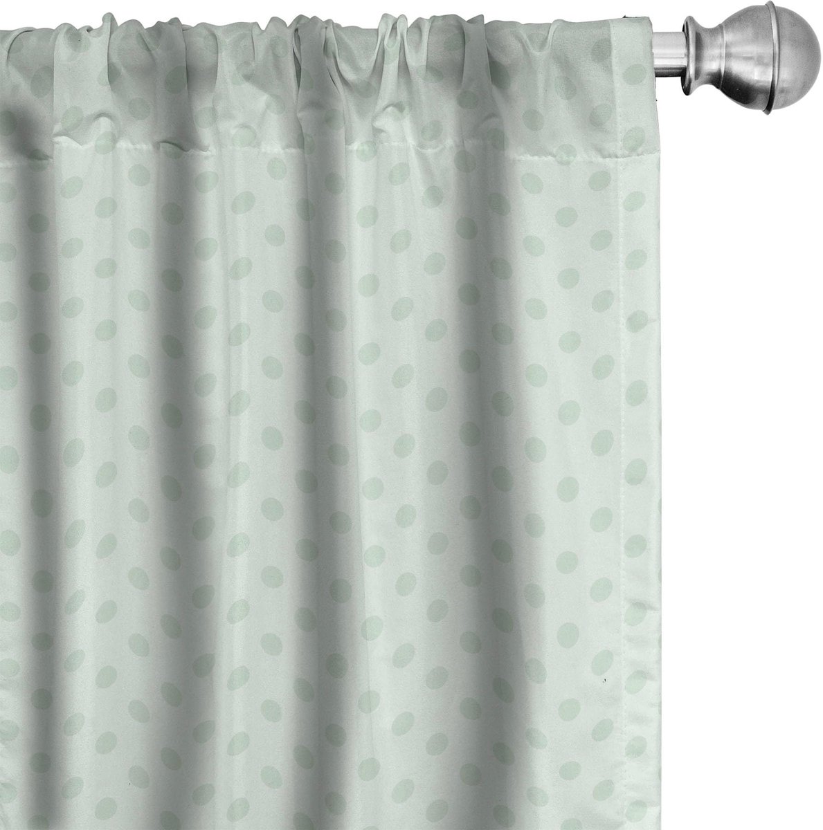 ABAKUHAUS Mint – 2-delige Voorhangen – 75x225 cm – microvezel