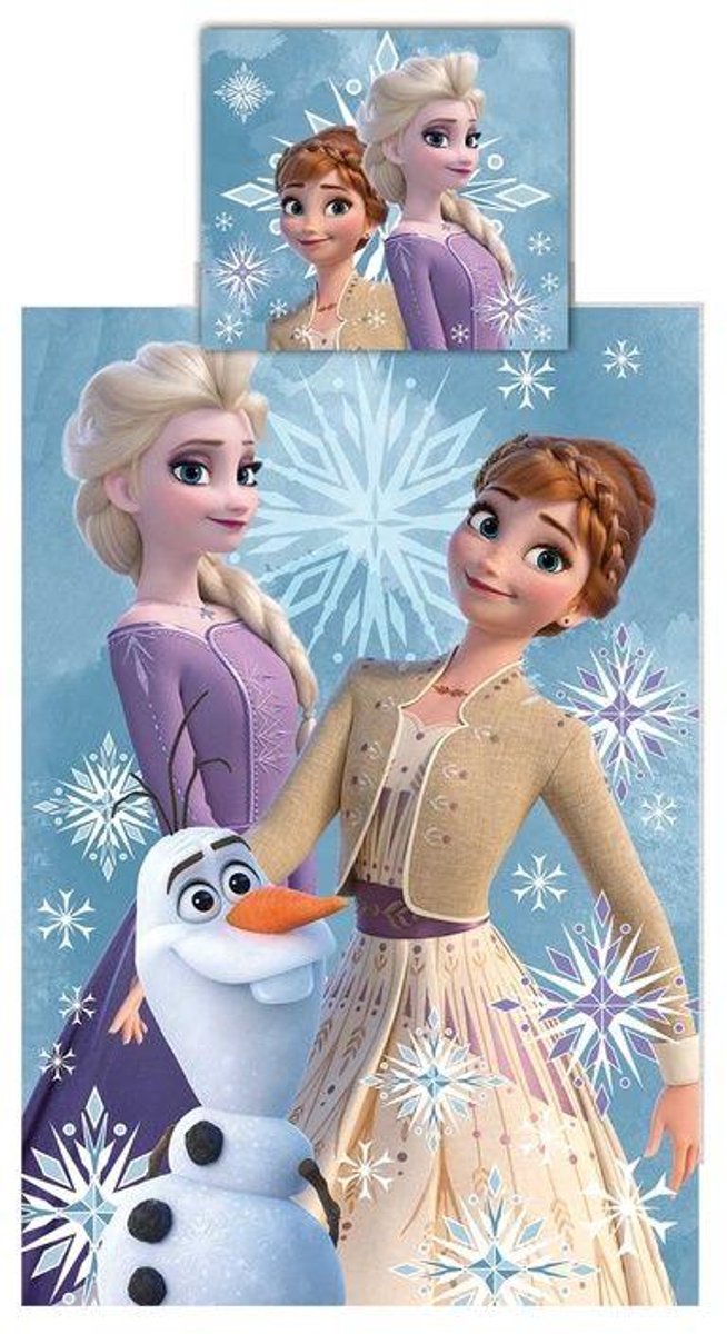 Disney Frozen Dekbedovertrek, Sister Love - 140 x 200 cm - Polycotton