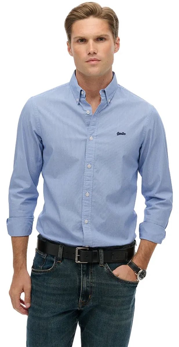 Micro Ticking Stripe Indigo