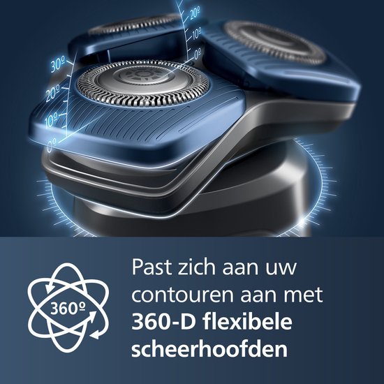 Philips Shaver 7000 Series S7887/35 - Elektrisch scheerapparaat – met trimmer – mannen